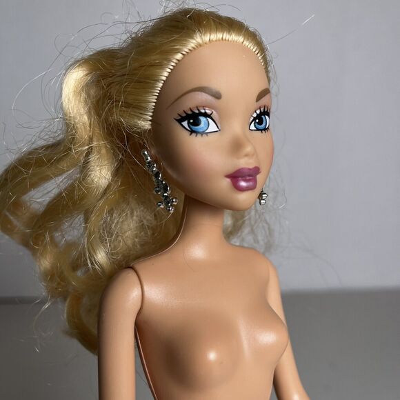 Barbie My Scene Wave 1 First Edition Mattel 2002 Nude Earrings - Picture 3 of 16